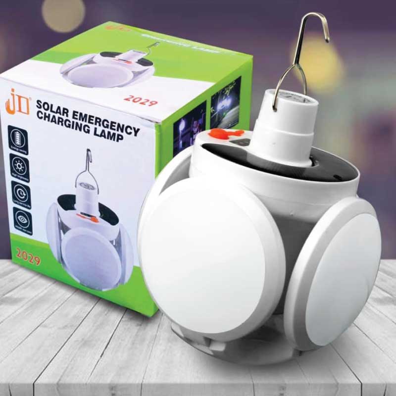 solar emergency charging lamp