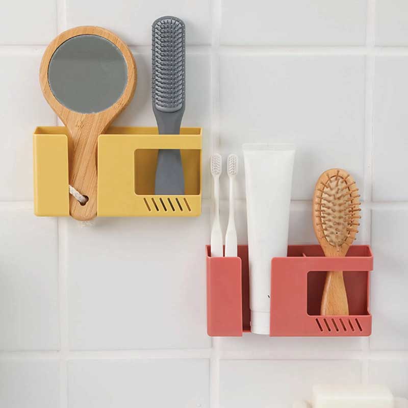 wall mounted double layer phone holder