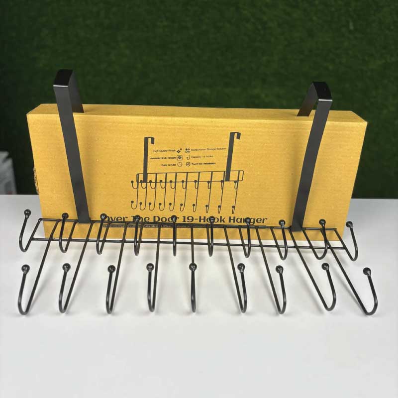 OVER THE DOOR 19 -HOOK HANGER